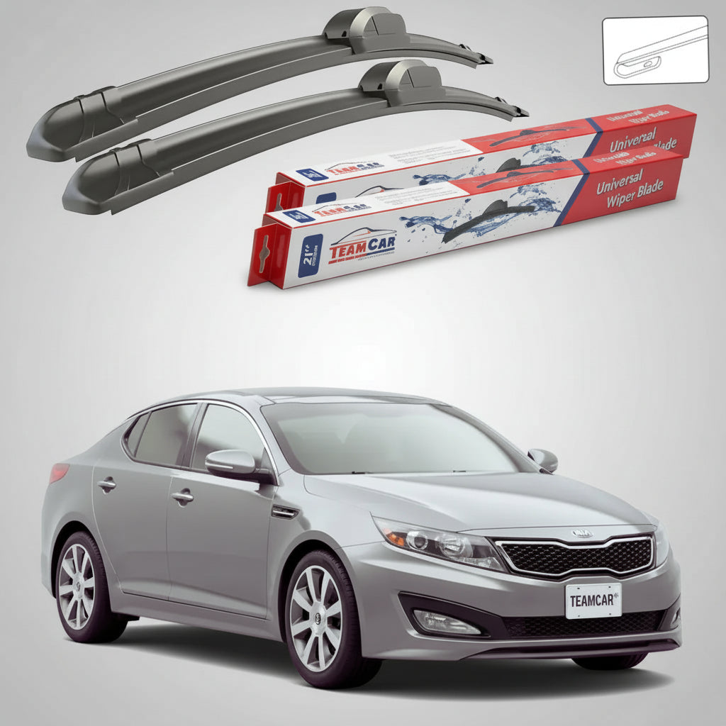 Ștergătoare Kia Optima III TF Sedan 2012-prezent | Set Față Flat – TeamCar®