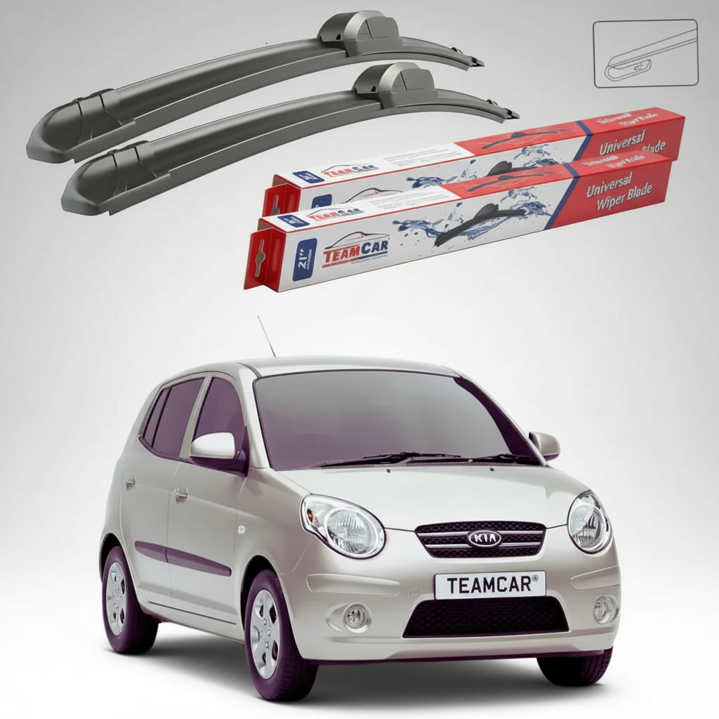 Ștergătoare Kia Picanto I BA Hatchback 2004-2011 | Set Față Flat – TeamCar®