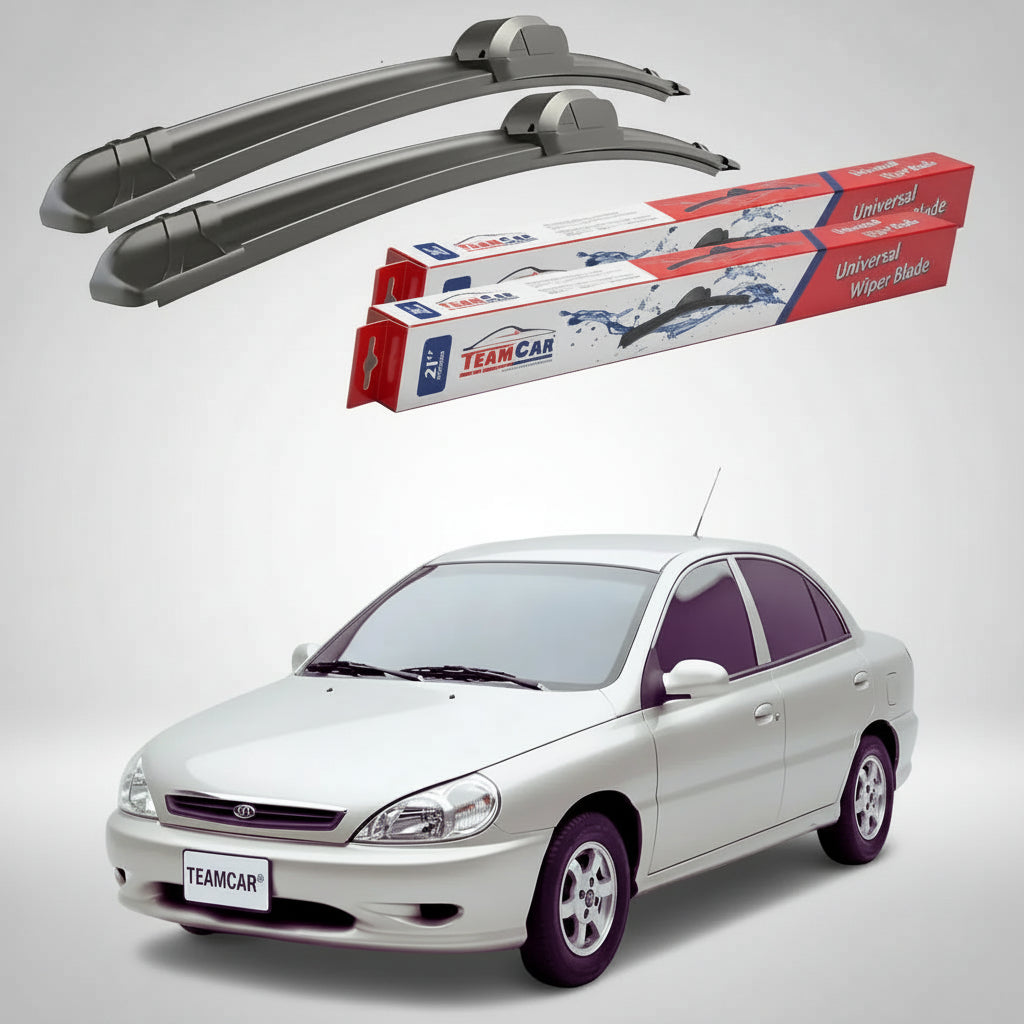 Ștergătoare Kia Rio I DC Sedan 2000-2005 | Set Față Flat – TeamCar®