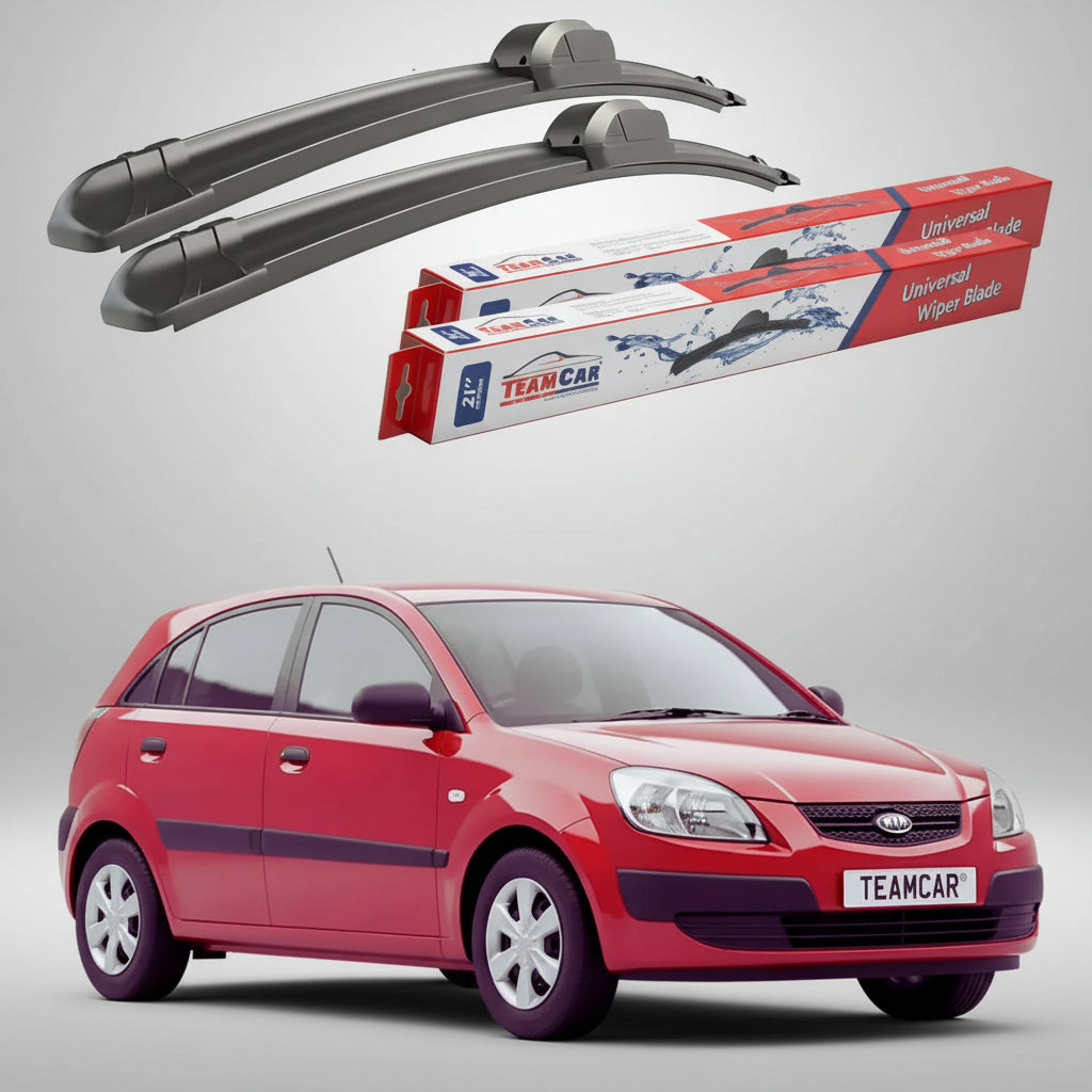 Ștergătoare Kia Rio II DE JB Hatchback 2005-2011 | Set Față Flat – TeamCar®