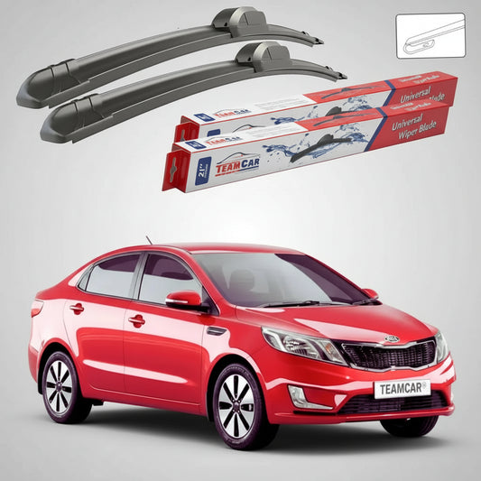 Ștergătoare Kia Rio III UB Sedan 2011-2017 | Set Față Flat – TeamCar®