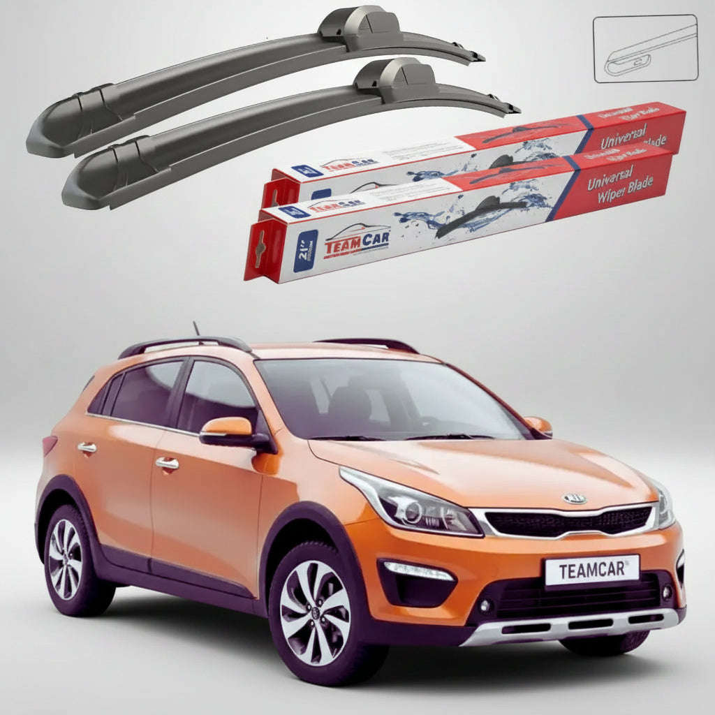 Ștergătoare Kia Rio X-Line YB Crossover 2017-prezent | Set Față Flat – TeamCar®