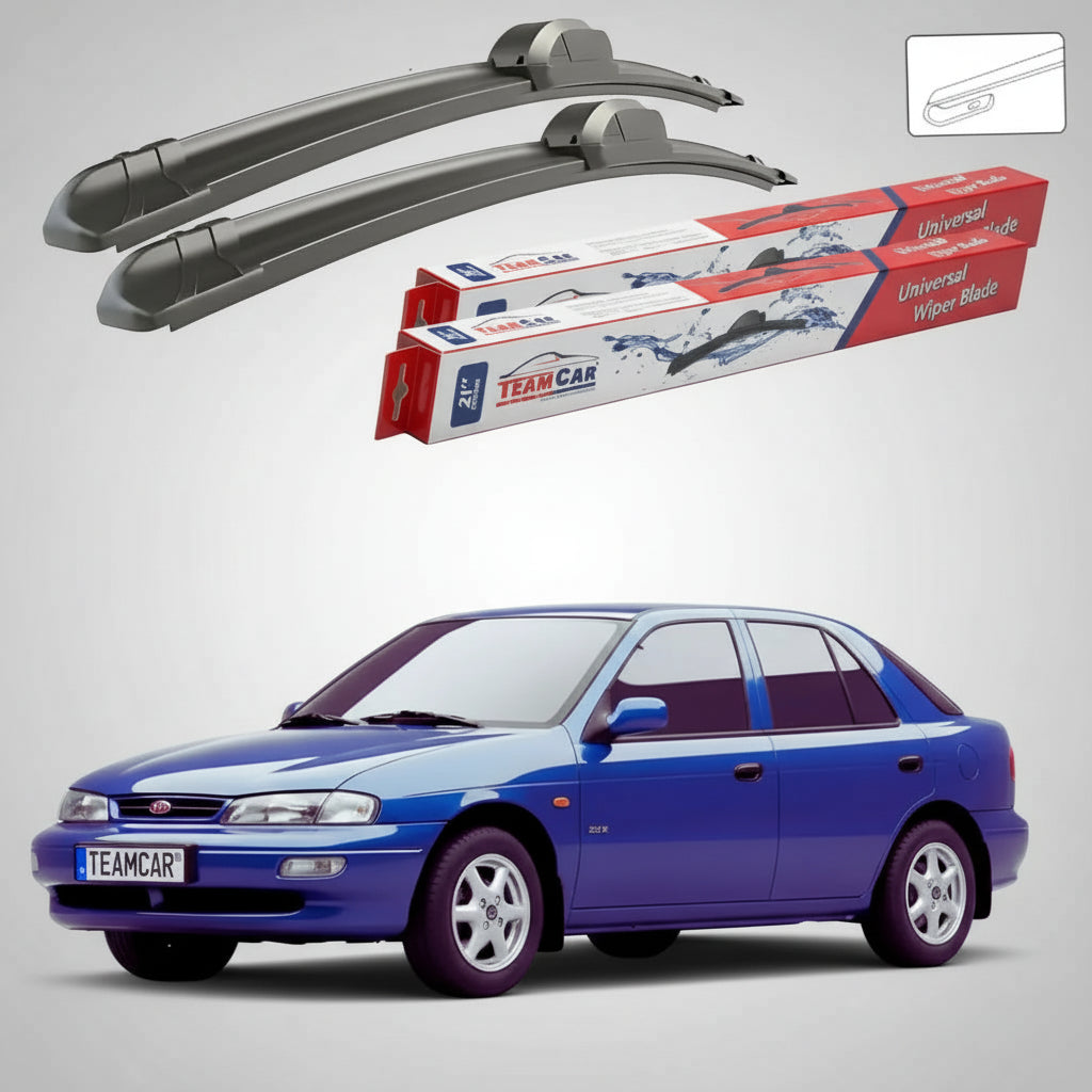 Ștergătoare Kia Sephia I FA Hatchback 1996-2000 | Set Față Flat – TeamCar®
