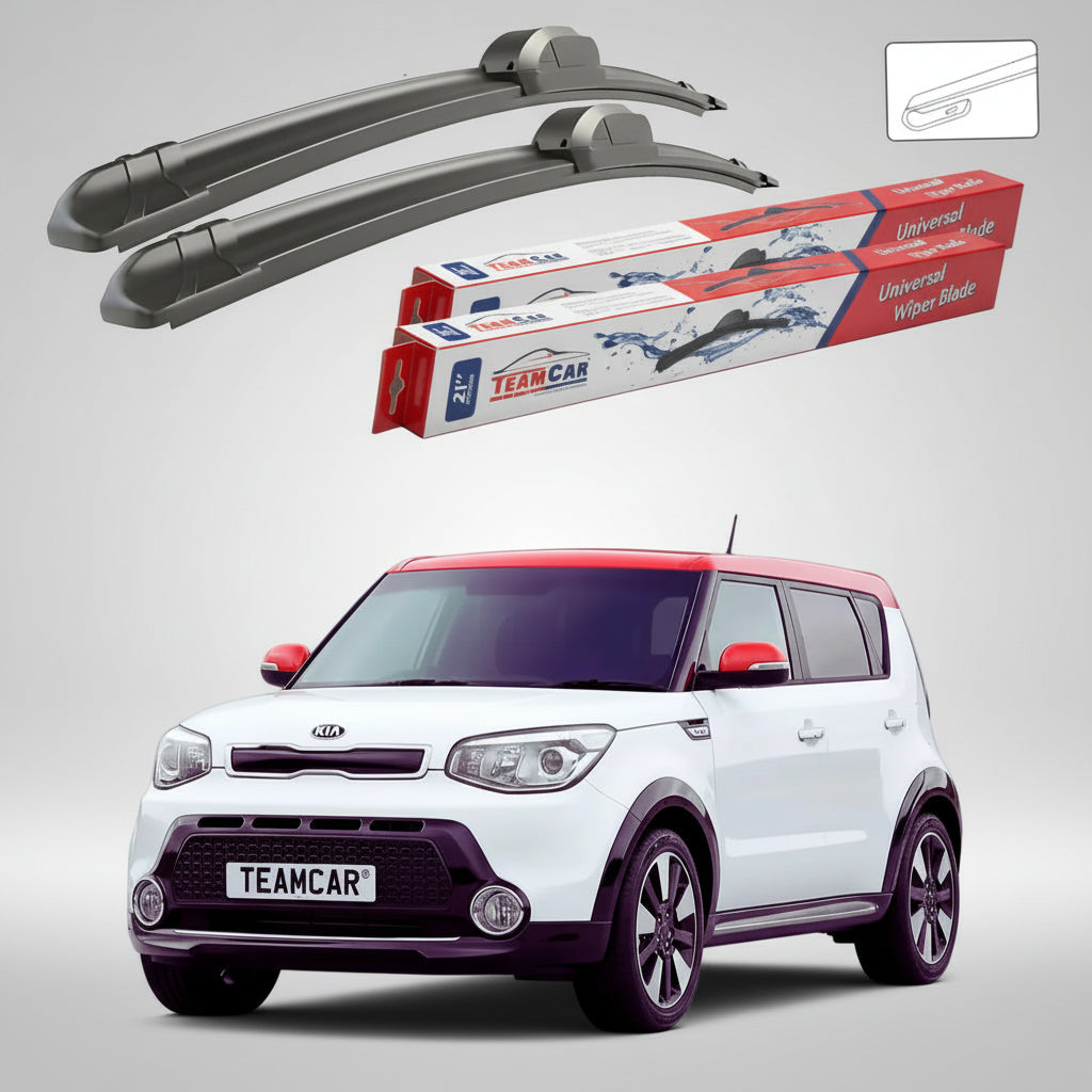 Ștergătoare Kia Soul II PS Hatchback 2014-2018 | Set Față Flat – TeamCar®