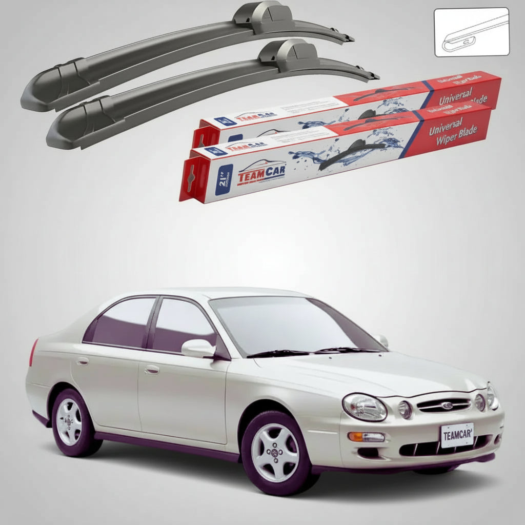 Ștergătoare Kia Spectra Sedan 2001-2009 | Set Față Flat – TeamCar®
