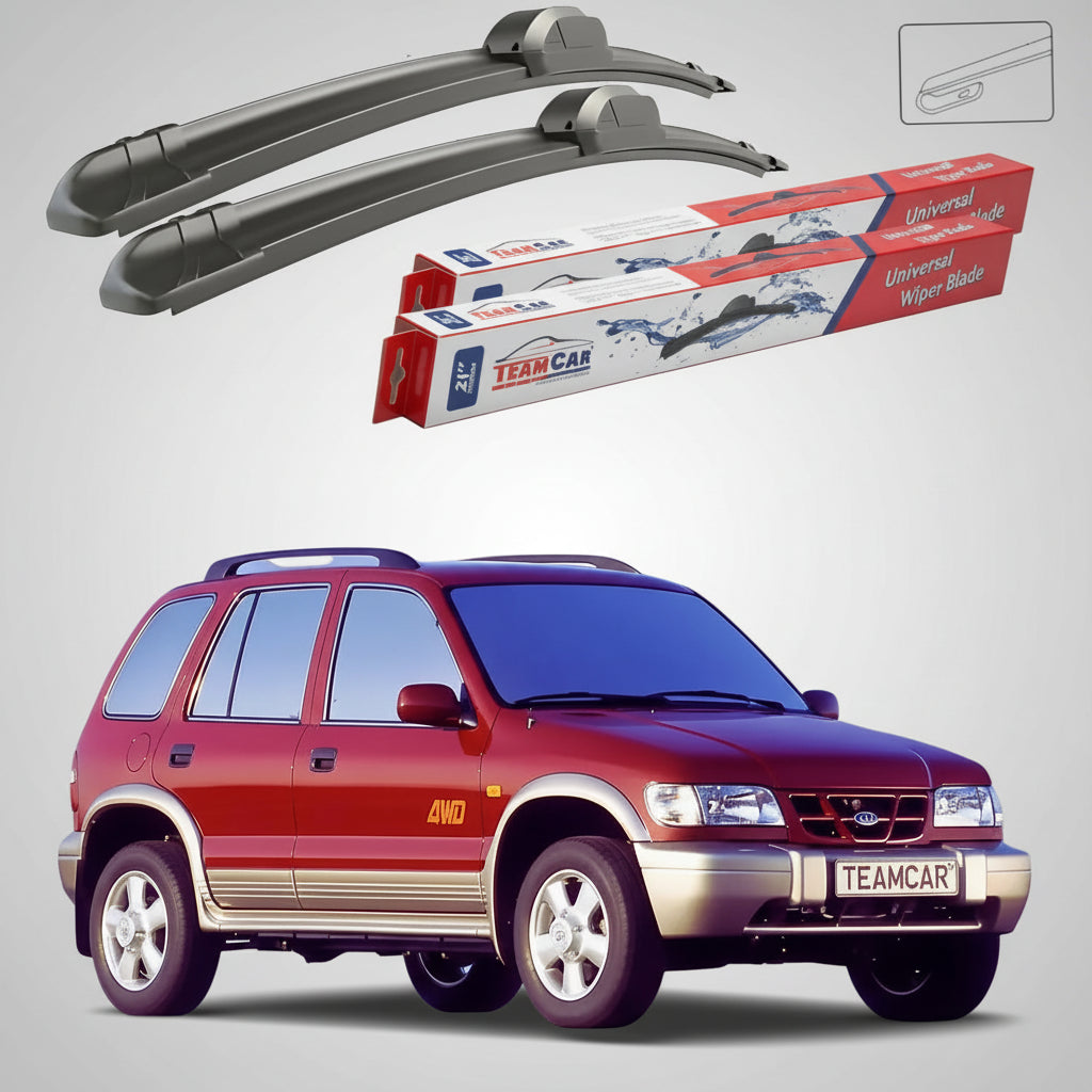 Ștergătoare Kia Sportage I JA SUV 1993-2003 | Set Față Flat – TeamCar®