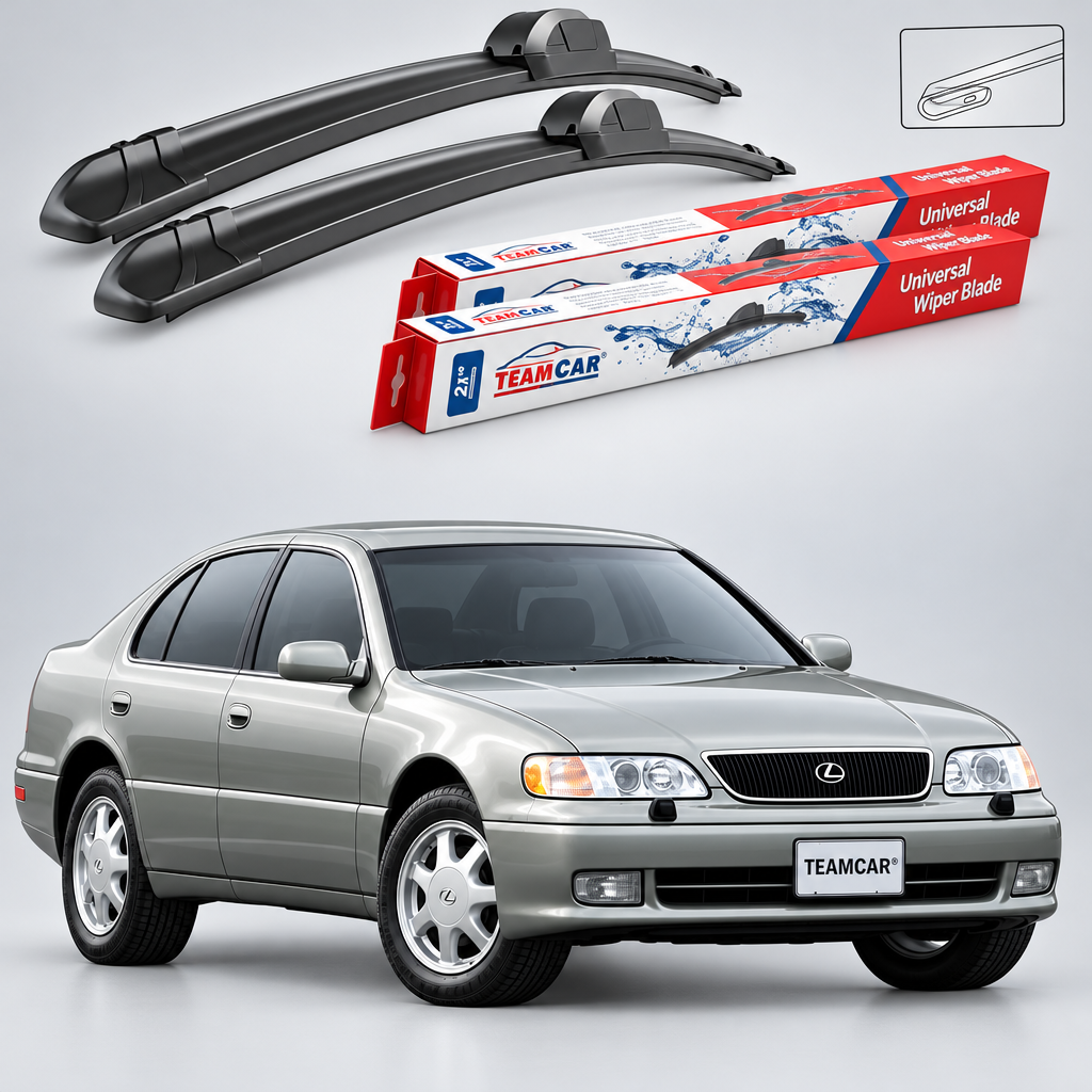 Ștergătoare Lexus GS 300 S140 JZS147 03.1993–08.1997 | Set Față Flat – TeamCar®
