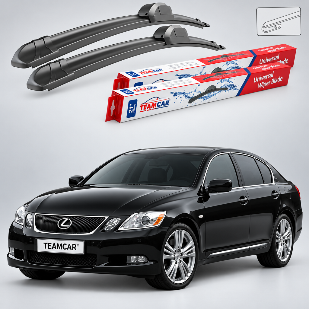 Ștergătoare Lexus GS III S190 04.2005–01.2012 | Set Față Flat – TeamCar®