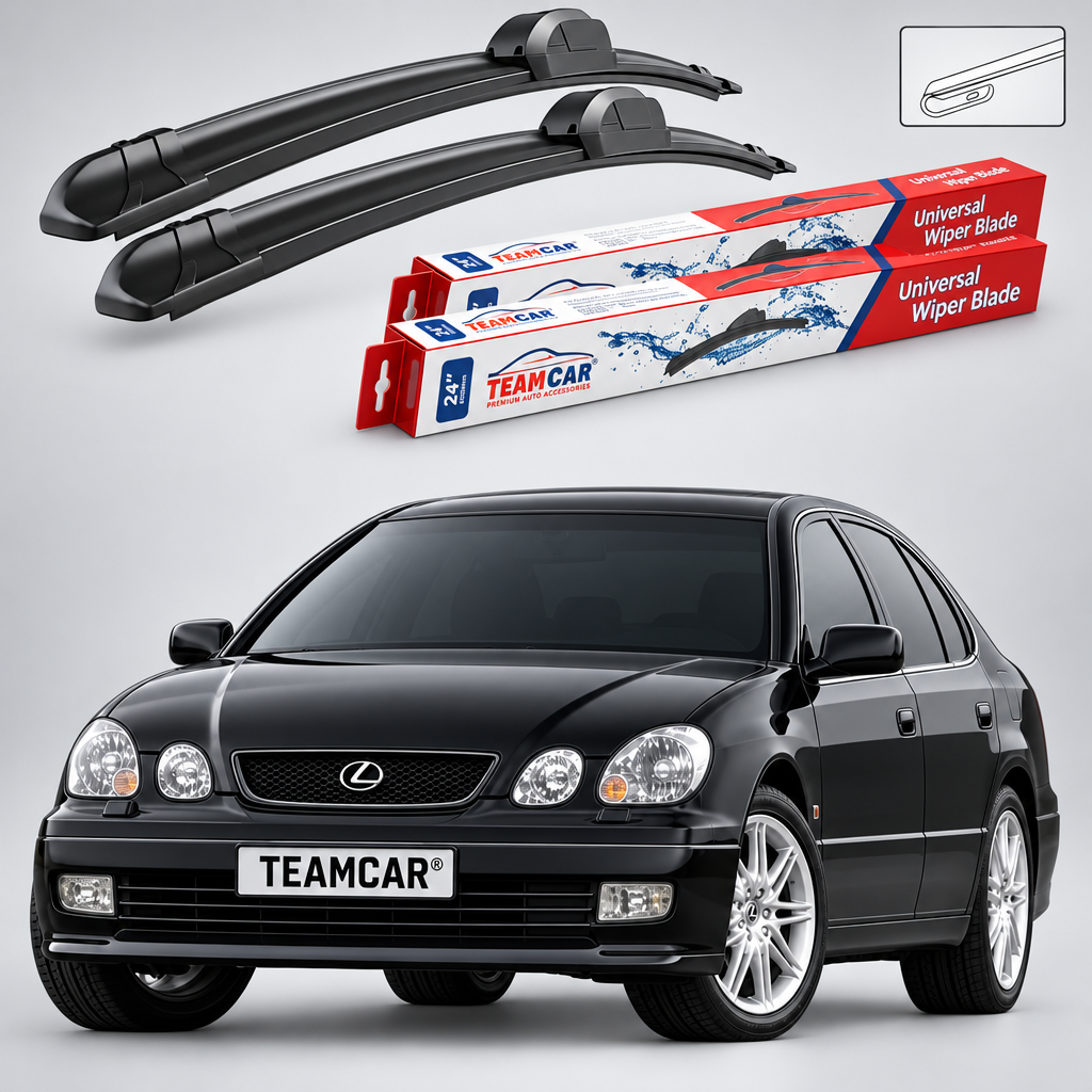 Ștergătoare Lexus GS II S160 08.1997–01.2005 | Set Față Flat – TeamCar®