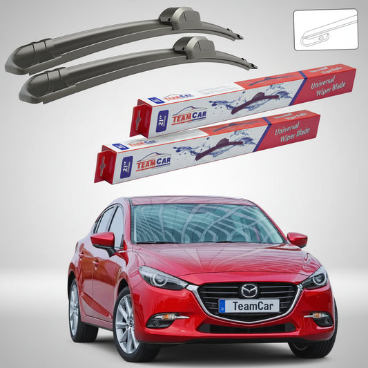 Ștergătoare Mazda 3 BN Facelift 2016-2019 | Set Față Flat – TeamCar®
