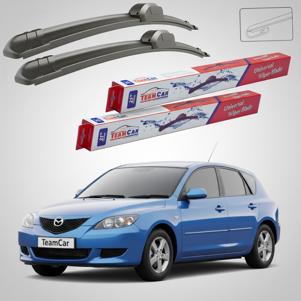 Stergatoare Mazda 3 BK Hatchback 2003-2006 | Set Fata Flat - TeamCar