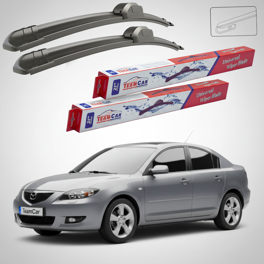 Stergatoare Mazda 3 BK Sedan 2003-2006 | Set Fata Flat - TeamCar