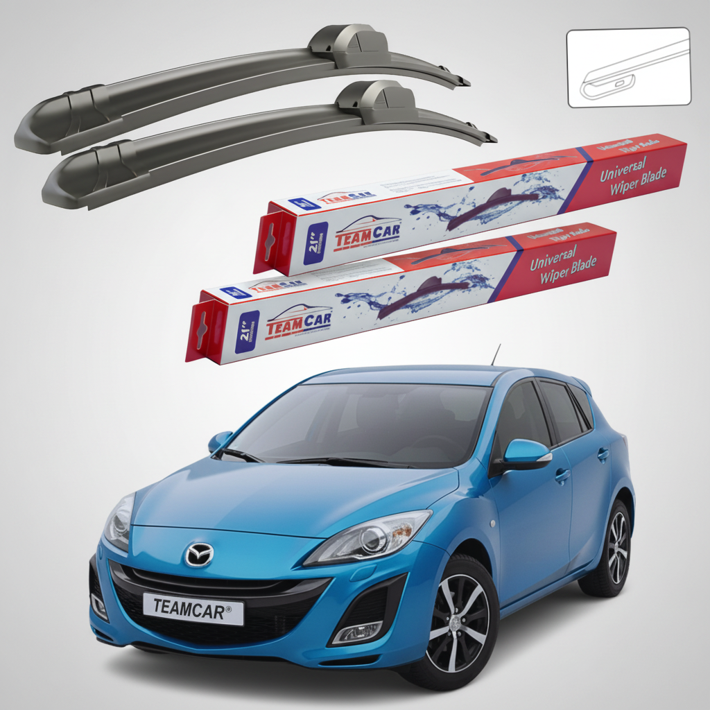 Stergatoare Mazda 3 BL Hatchback 2009-2011 | Set Fata Flat - TeamCar