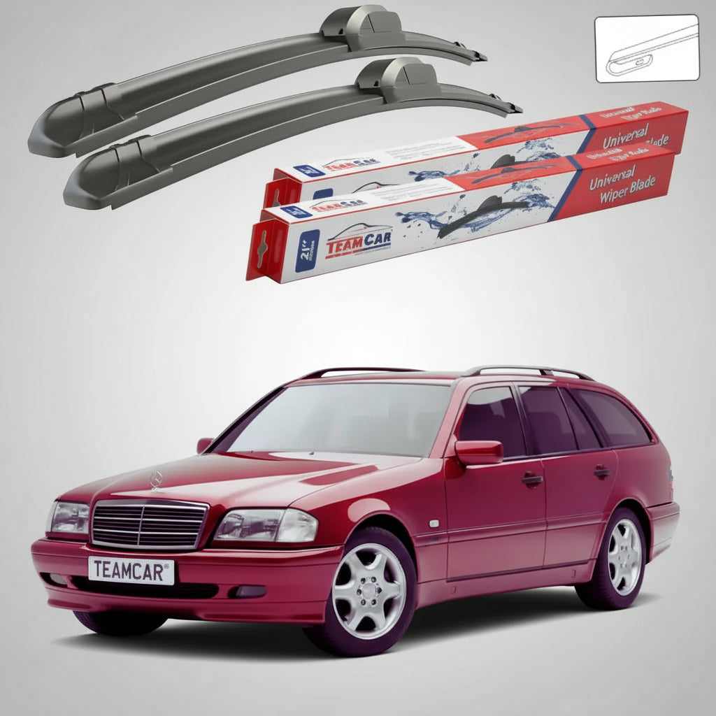 Ștergătoare Mercedes-Benz Clasa C S202 Break 1996-2001 | Față Flat – TeamCar®