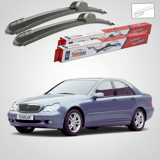 Ștergătoare Mercedes-Benz Clasa C W203 2000-2003 | Set Față Flat – TeamCar®
