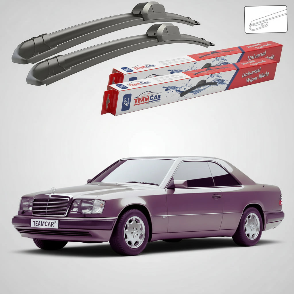 Ștergătoare Mercedes-Benz Clasa E Coupé C124 1993-1998 | Set Față Flat – TeamCar®