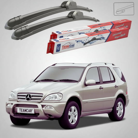 Ștergătoare Mercedes-Benz Clasa M W163 1998-2005 | Set Față Flat – TeamCar®