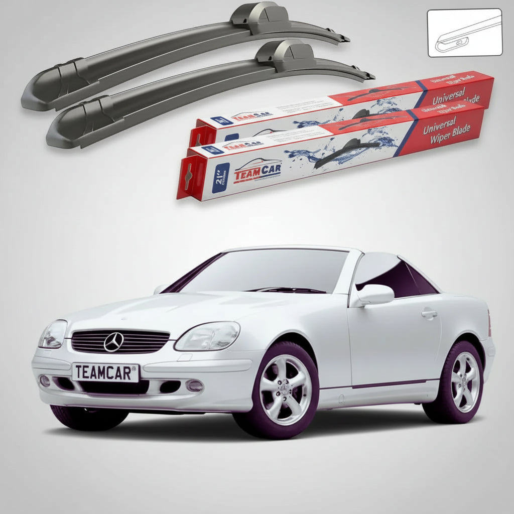 Ștergătoare Mercedes-Benz SLK R170 1996-2004 | Set Față Flat – TeamCar®