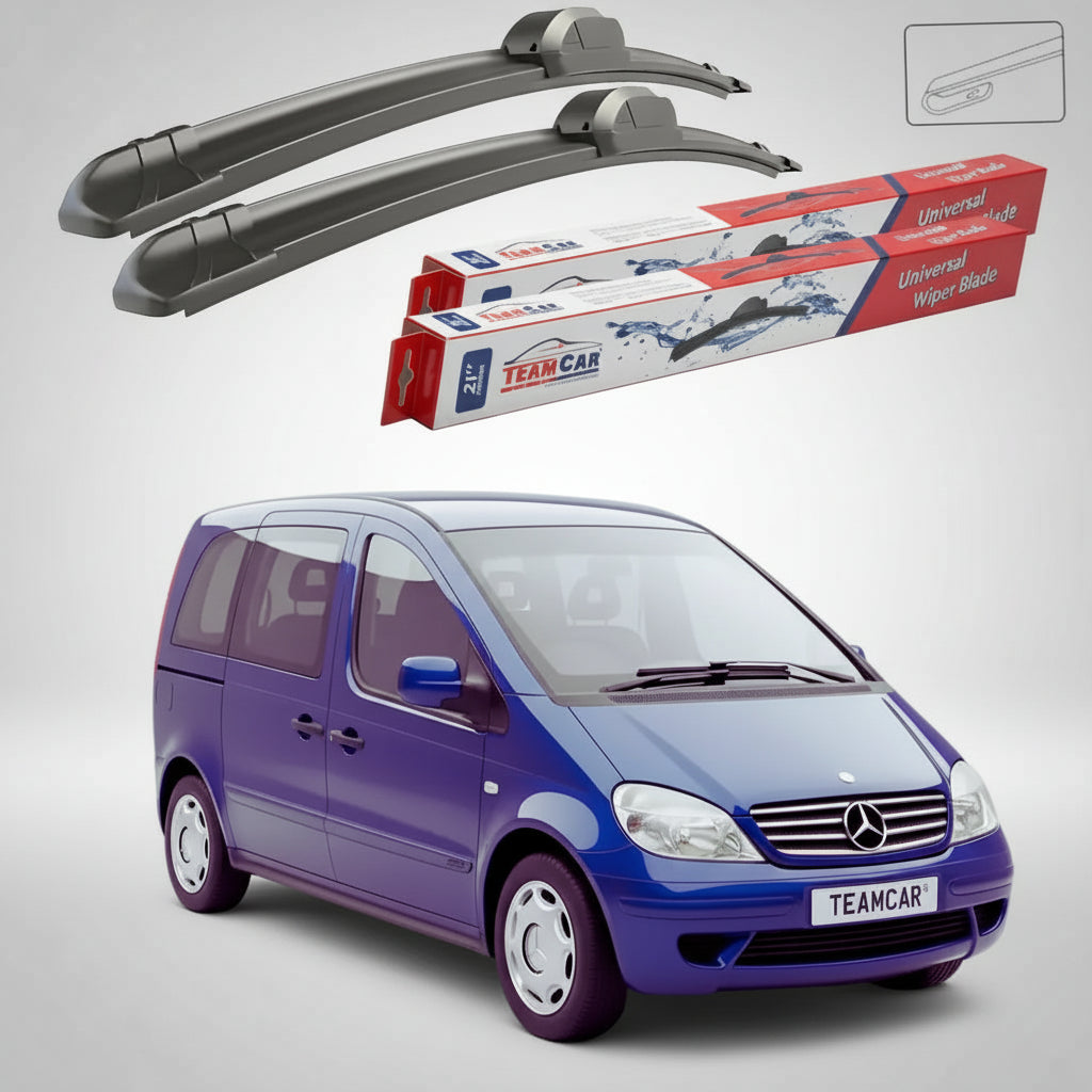 Ștergătoare Mercedes-Benz Vaneo 414 02.2002-03.2004 | Set Față Flat – TeamCar®