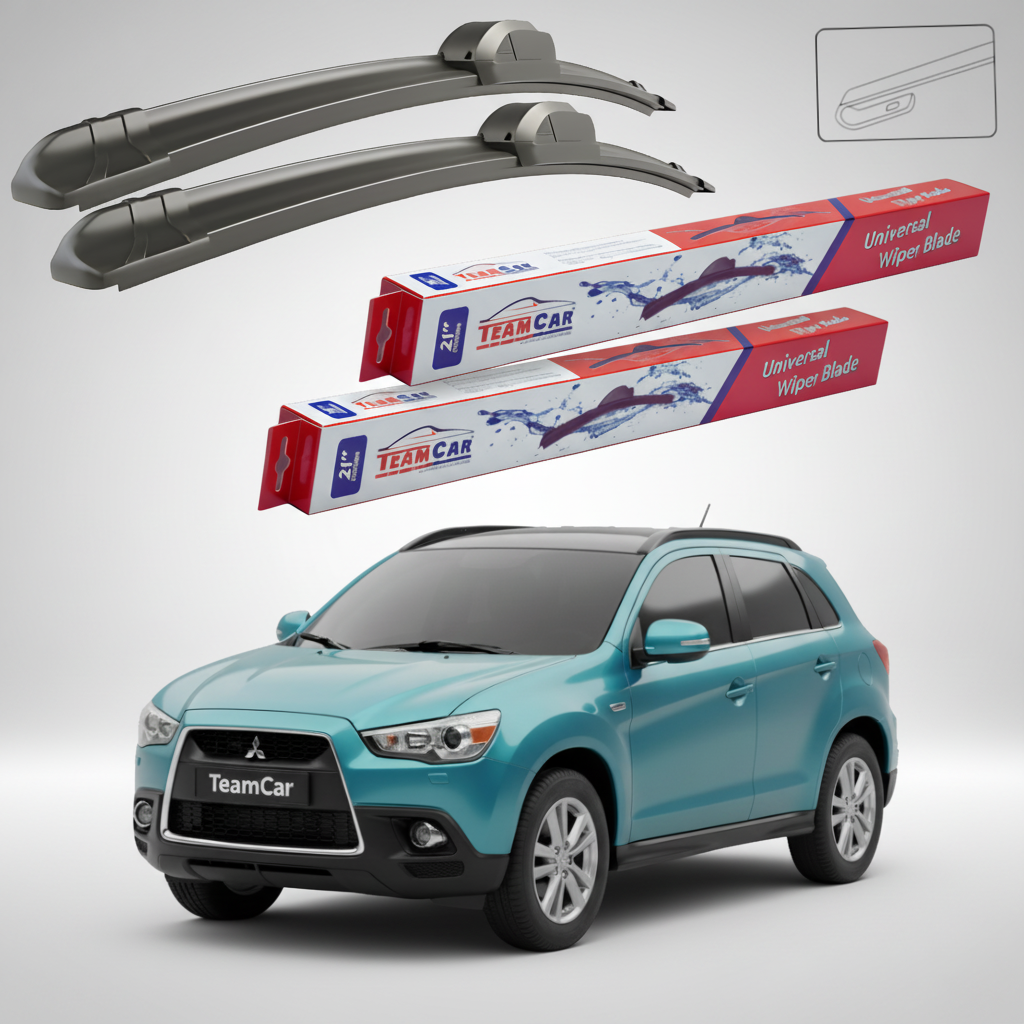 Ștergătoare TeamCar® pentru Mitsubishi ASX (GA_W) 2010–2022 – Set Față Flat