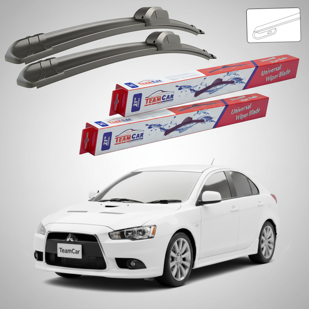 Stergatoare TeamCar pentru Mitsubishi Galant Fortis Sportback (CX_A) 2008-2009 - Set Fata Flat