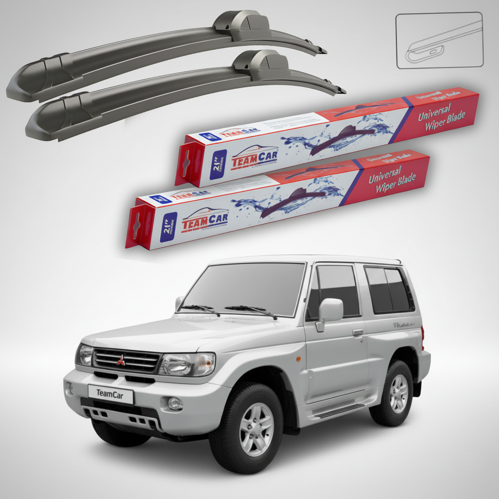 Stergatoare TeamCar pentru Mitsubishi Galloper SUV 1998-2001 - Set Fata Flat