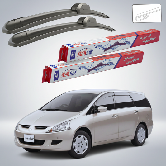 Stergatoare TeamCar pentru Mitsubishi Grandis Facelift MPV (NA_W) 2008-2010 - Set Fata Flat