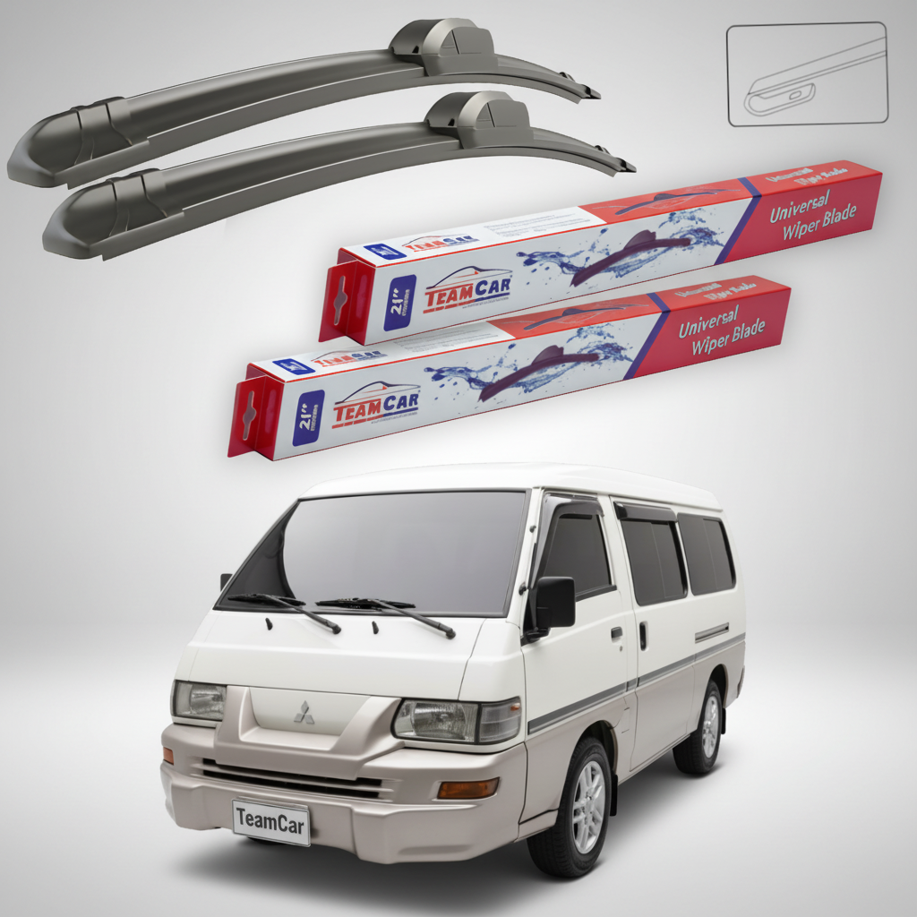 Stergatoare TeamCar pentru Mitsubishi L300 Exceed Van (P0_W/P1_W/P2_W) 2000+ - Set Fata Flat