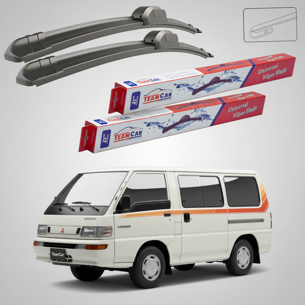 Stergatoare TeamCar pentru Mitsubishi L300 Van Gen III (P1_T) 1994-2000 - Set Fata Flat