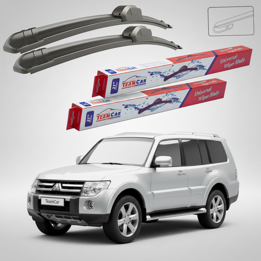 Ștergătoare TeamCar® pentru Mitsubishi Pajero IV (V8_W, V9_W) 2007–2021 – Set Față Flat