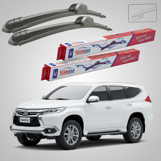 Ștergătoare TeamCar® pentru Mitsubishi Pajero Sport III / Montero Sport (KS) 2015–prezent – Set Față Flat