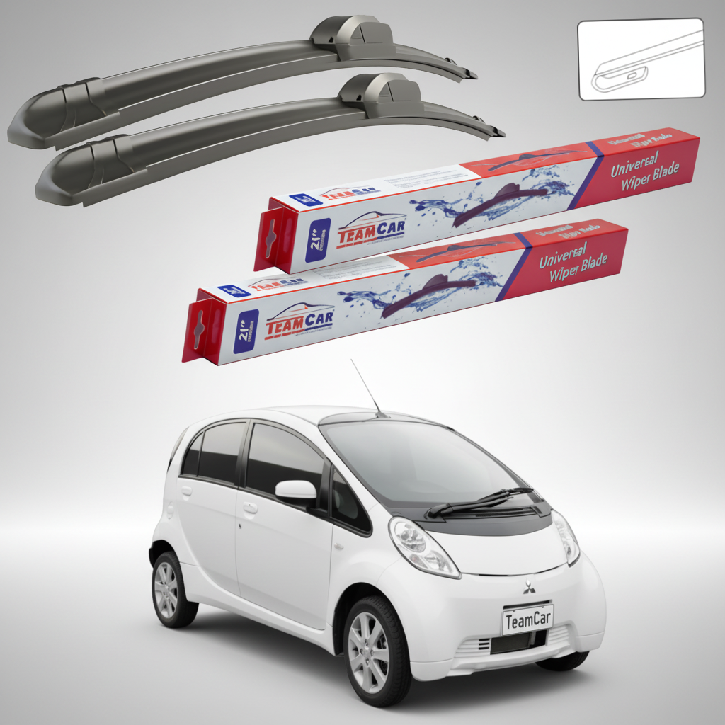 Stergator TeamCar pentru Mitsubishi i-MiEV Hatchback (HA_) 2010+ - Set Fata Flat