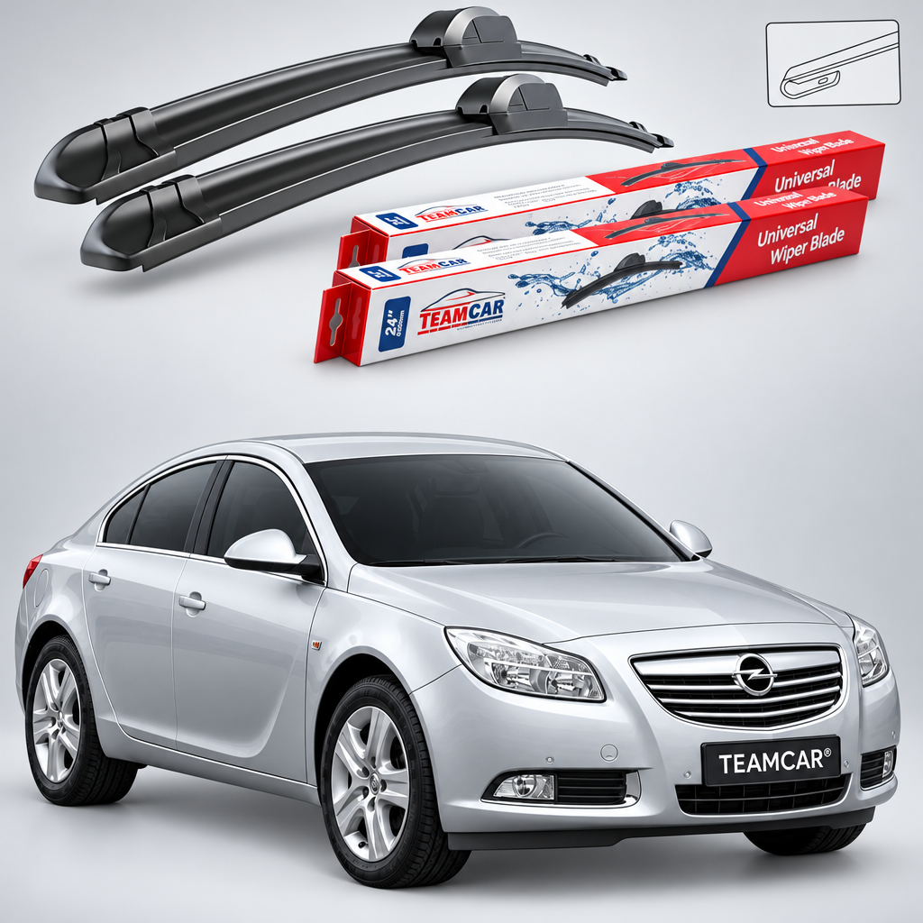 Ștergătoare Opel Insignia A Sedan 2008–2017 | Set Față Flat – TeamCar®