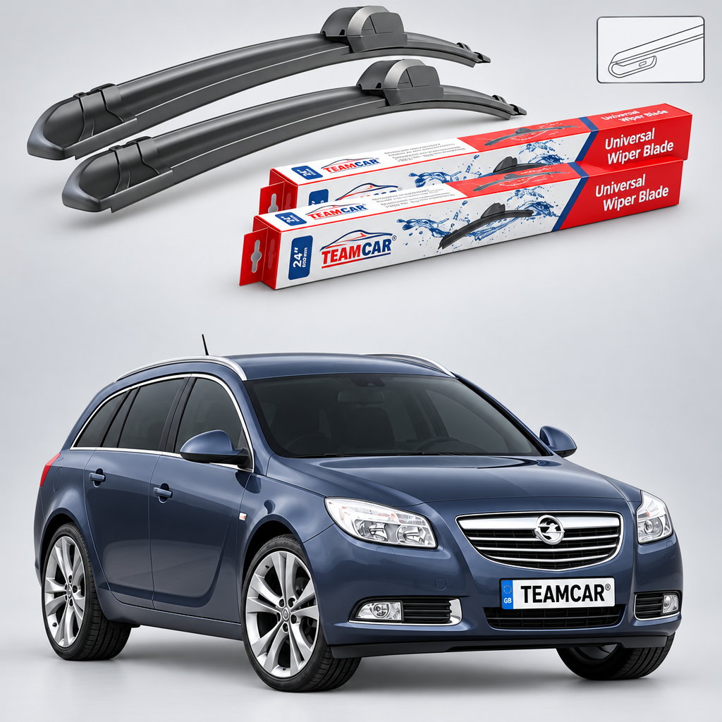 Ștergătoare Opel Insignia A Sports Tourer 2008–2017 | Set Față Flat – TeamCar®