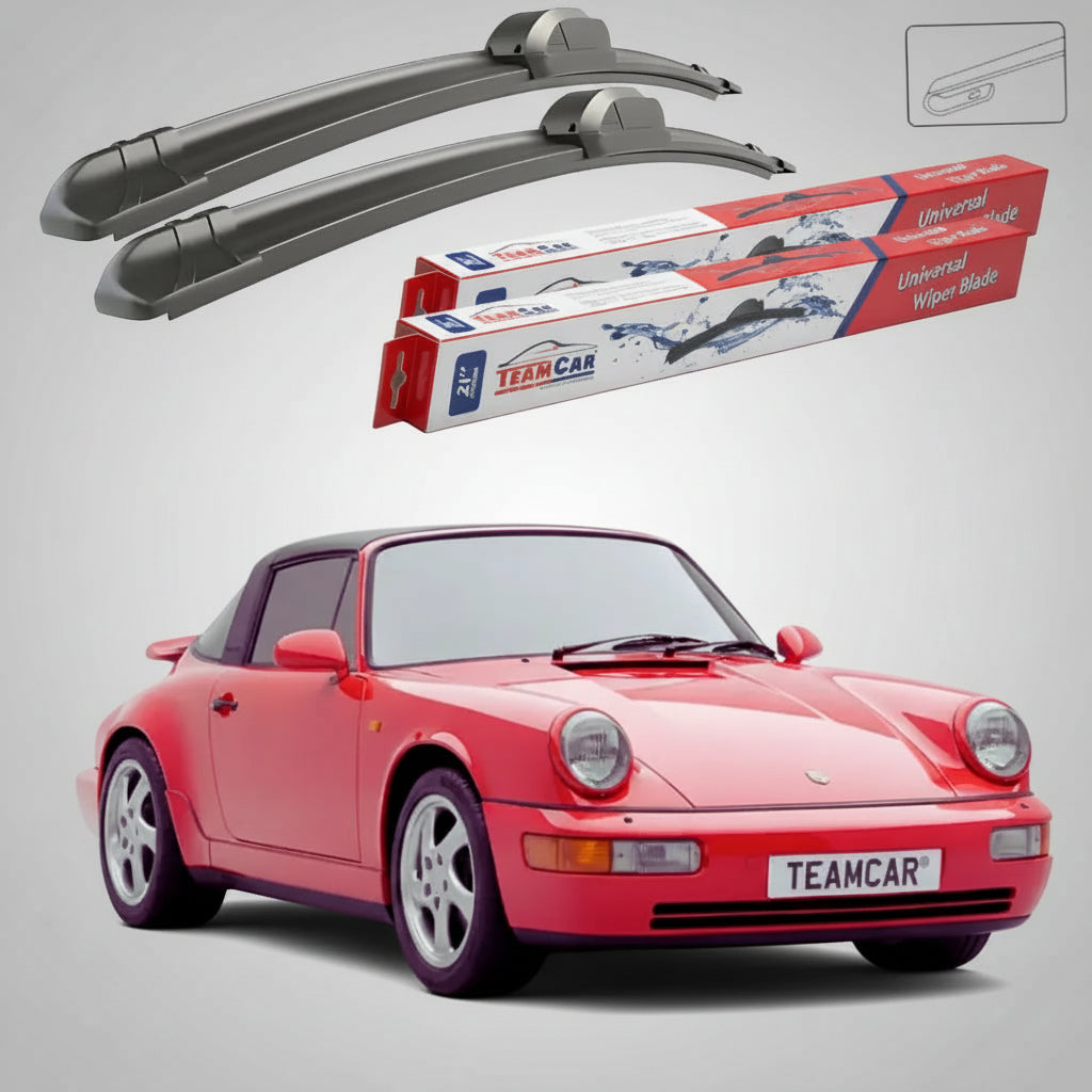 Ștergătoare Porsche 911 964 1989-1993 | Set Față Flat – TeamCar®