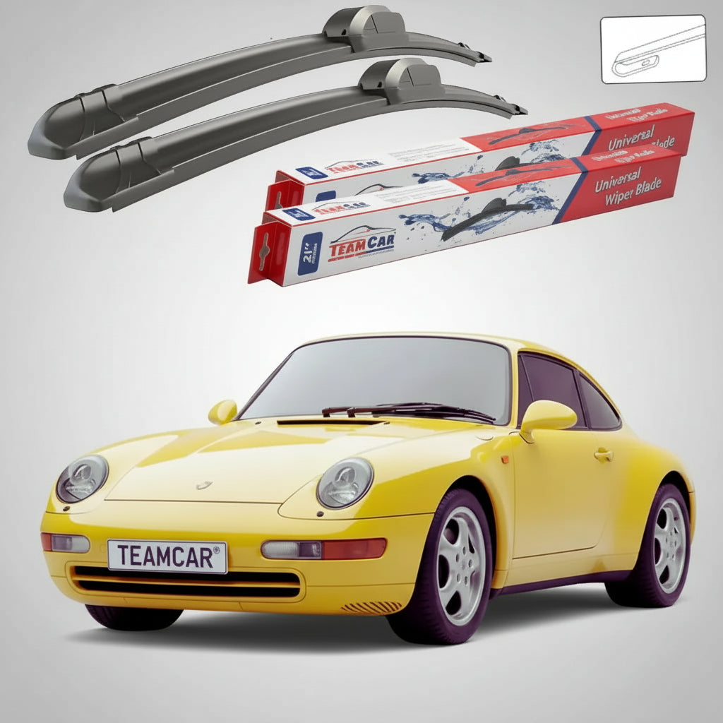 Ștergătoare Porsche 911 993 1993-1997 | Set Față Flat – TeamCar®