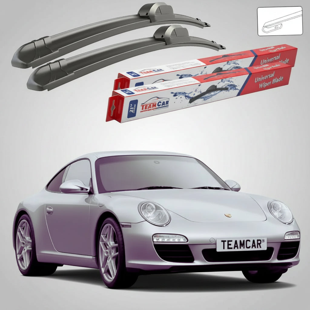 Ștergătoare Porsche 911 997 2004-2013 | Set Față Flat – TeamCar®
