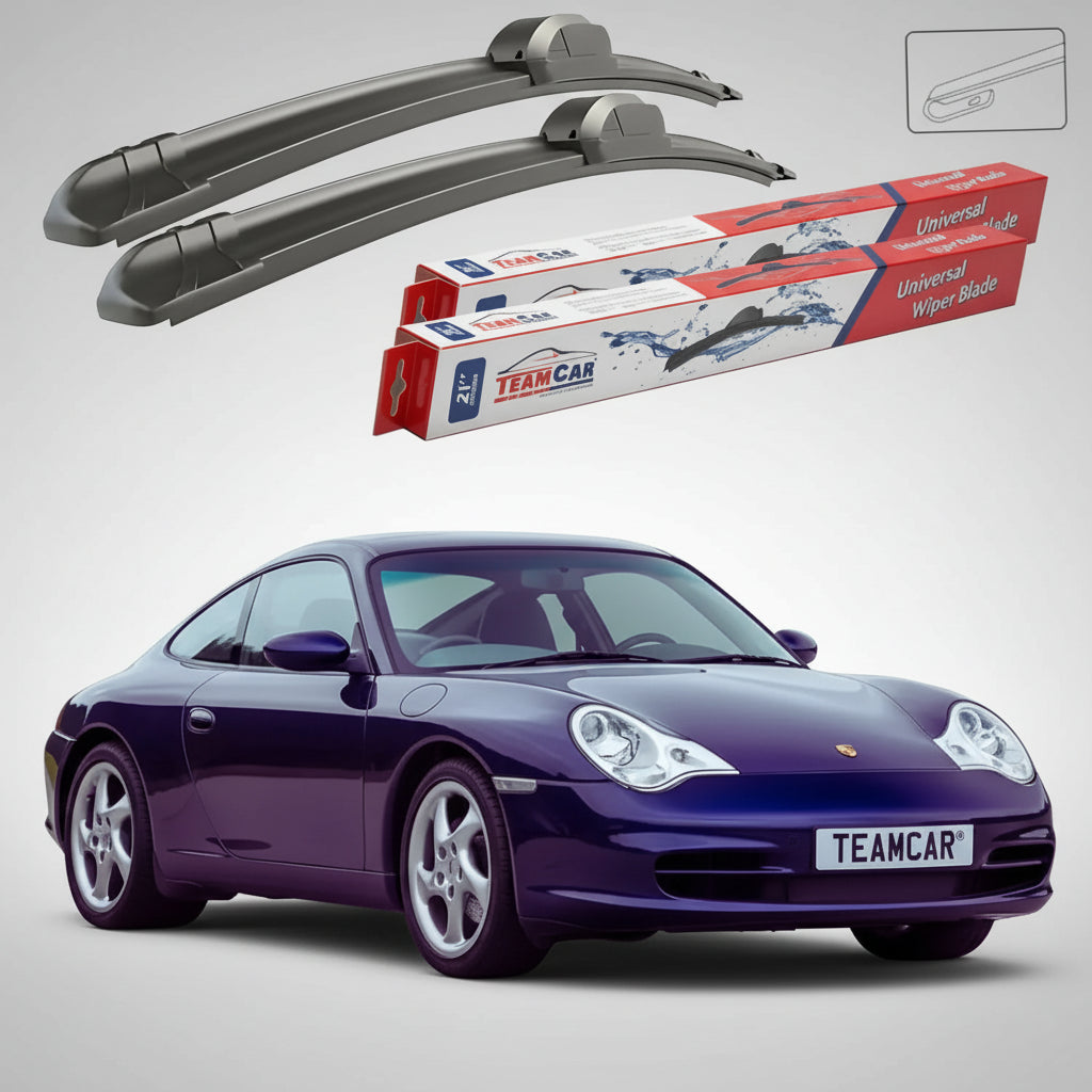 Ștergătoare Porsche 911 Carrera 4 996 2001-2005 | Set Față Flat – TeamCar®