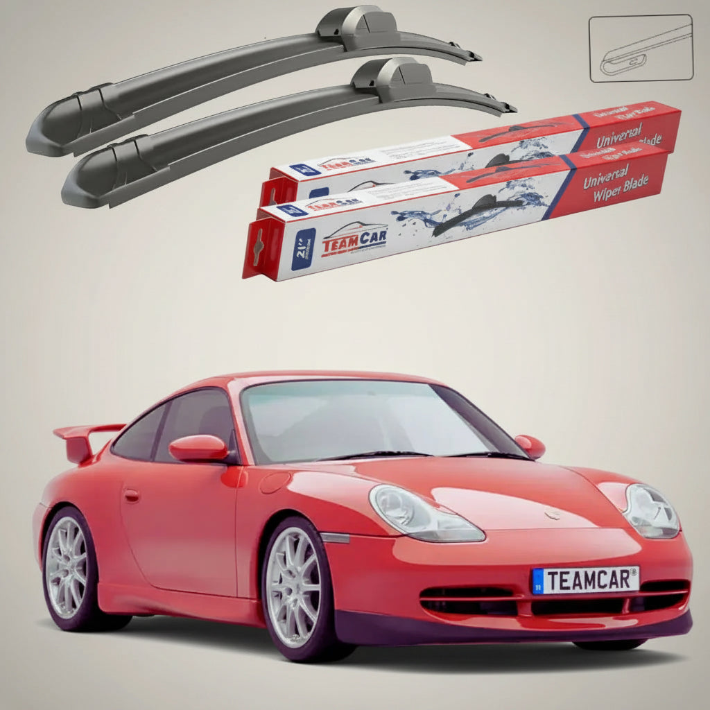 Ștergătoare Porsche 911 GT3 996 1999-2005 | Set Față Flat – TeamCar®