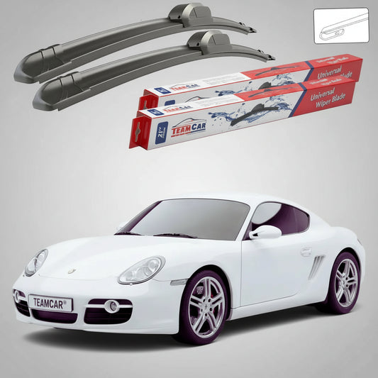 Ștergătoare Porsche Cayman 987C 2005-2012 | Set Față Flat – TeamCar®