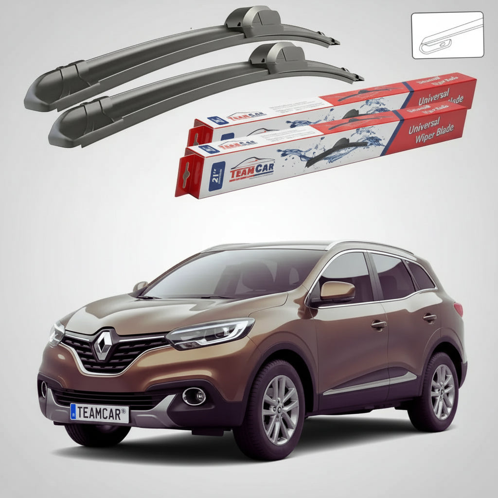Ștergătoare Renault Kadjar I SUV 2015-2017 | Set Față Flat – TeamCar®