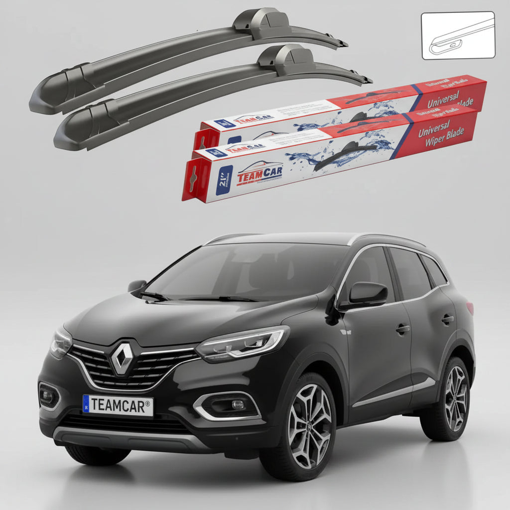 Ștergătoare Renault Kadjar I SUV 2017-prezent | Set Față Flat – TeamCar®