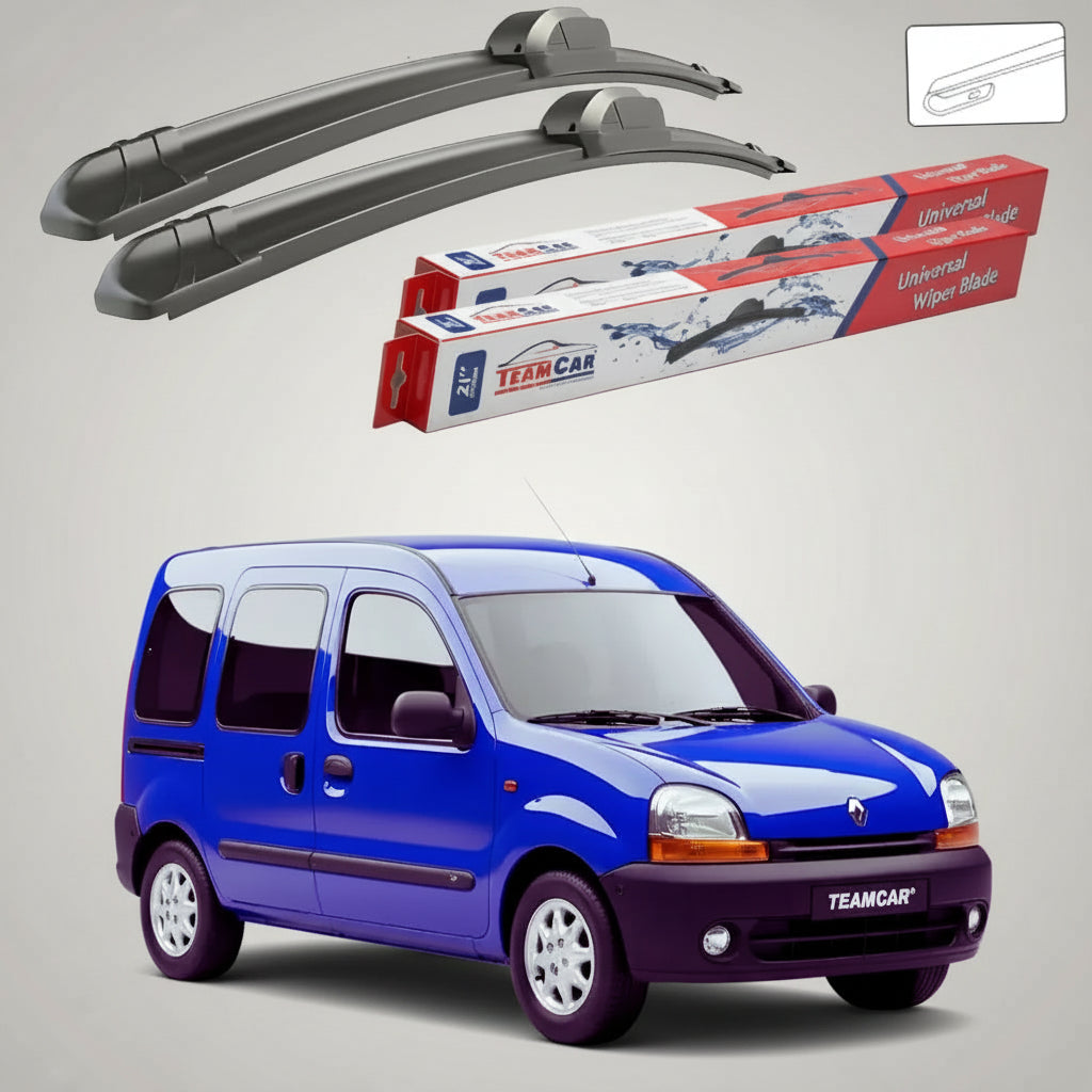 Ștergătoare Renault Kangoo I MPV 1997-2007 | Set Față Flat – TeamCar®