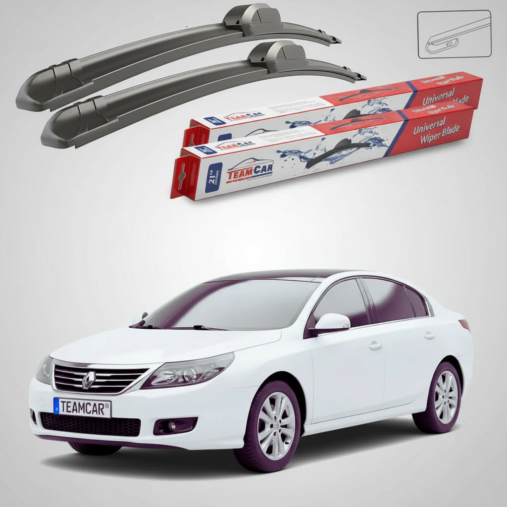 Ștergătoare Renault Latitude Sedan 2011-prezent | Set Față Flat – TeamCar®