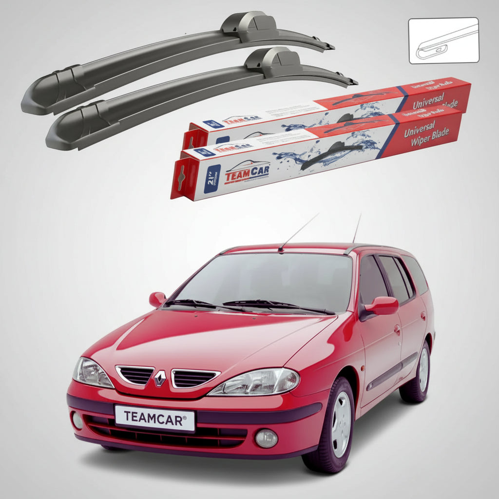 Ștergătoare Renault Megane I Grandtour Break 1998-2001 | Set Față Flat – TeamCar®