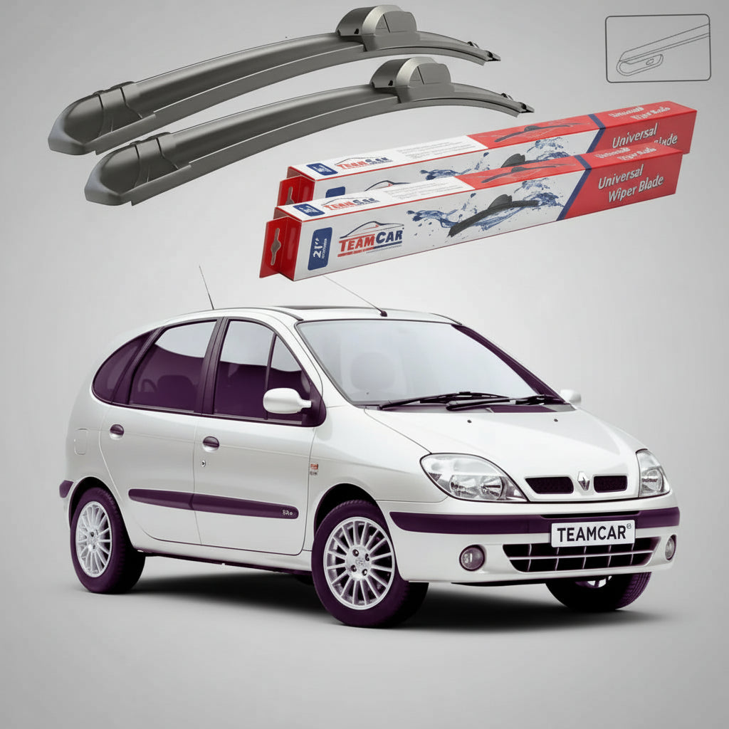 Ștergătoare Renault Scenic I 1996-2003 | Set Față Flat – TeamCar®