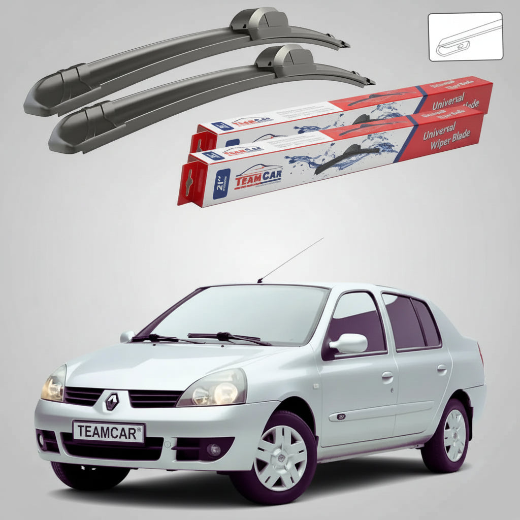 Ștergătoare Renault Thalia I Sedan 1999-2007 | Set Față Flat – TeamCar®
