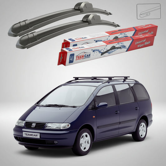 Ștergătoare Seat Alhambra 7V8 1996-2001 | Set Față Flat – TeamCar®