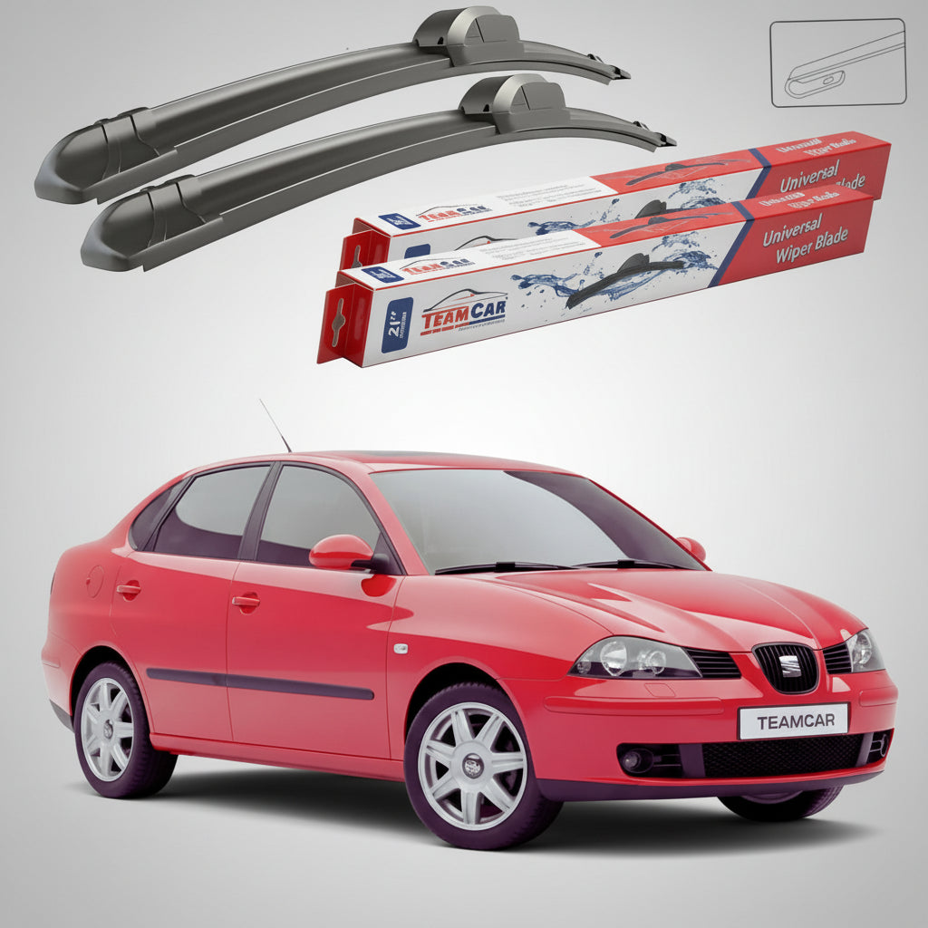 Ablaktörlők Seat Cordoba 6L2 2002-2006 | Lapos Első Ablaktörlő Készlet – TeamCar®