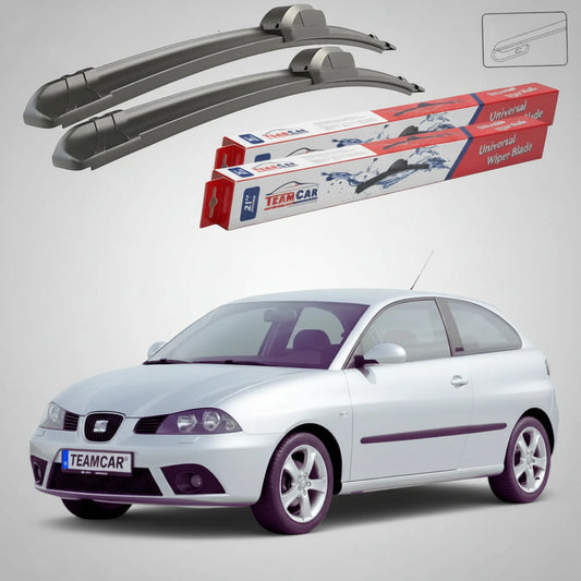 Ștergătoare Seat Ibiza 6L1 2001-2006 | Set Față Flat – TeamCar®